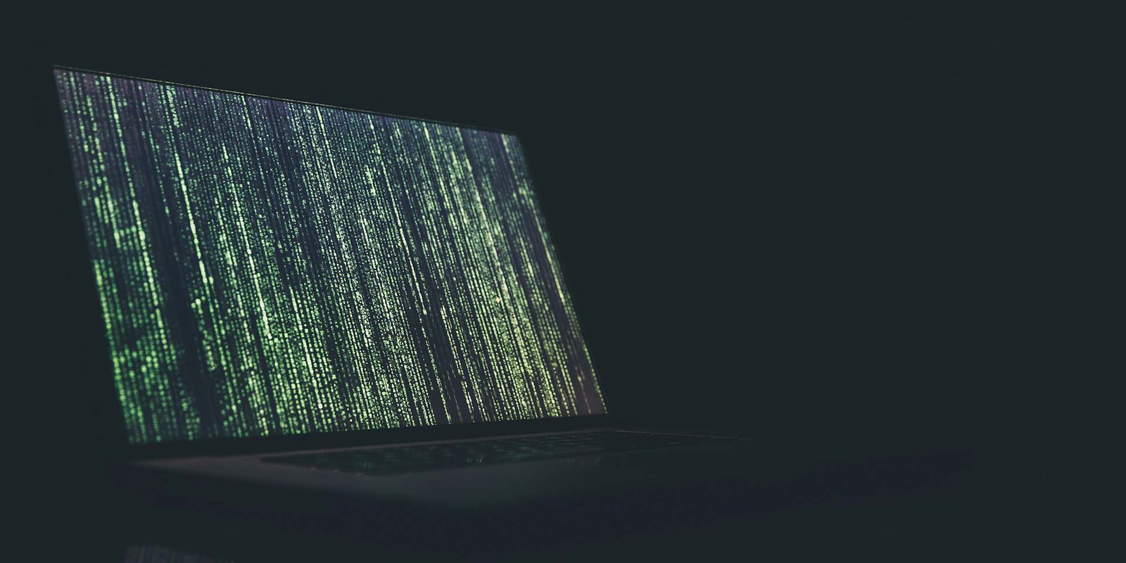 Computer screen with lines of code