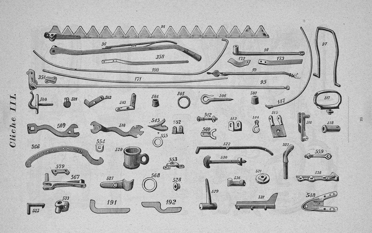 Vintage Technical Diagram