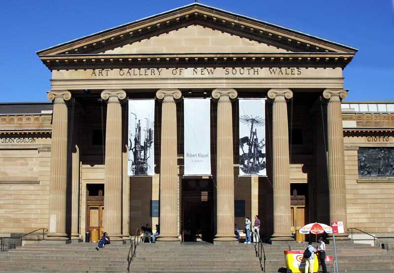 Main entrance of the Art Gallery of NSW